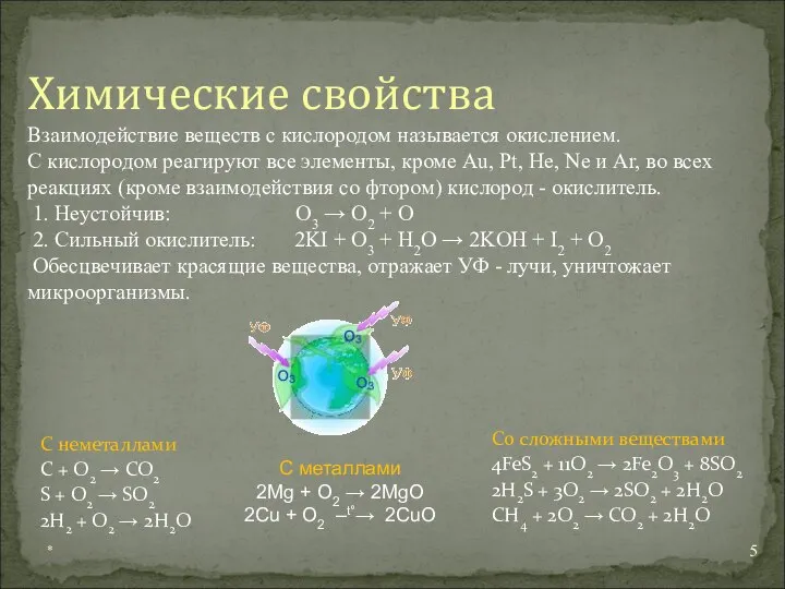 С неметаллами C + O2 → CO2 S + O2 →