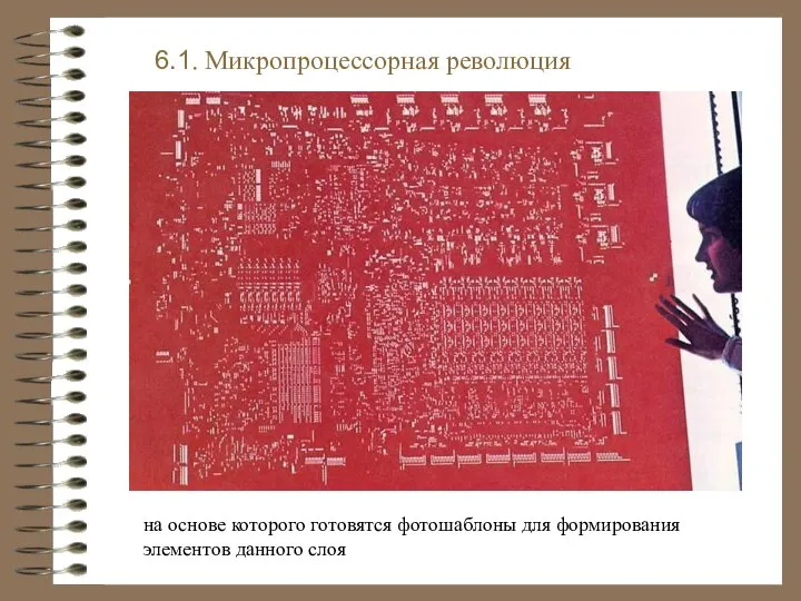 6.1. Микропроцессорная революция на основе которого готовятся фотошаблоны для формирования элементов данного слоя