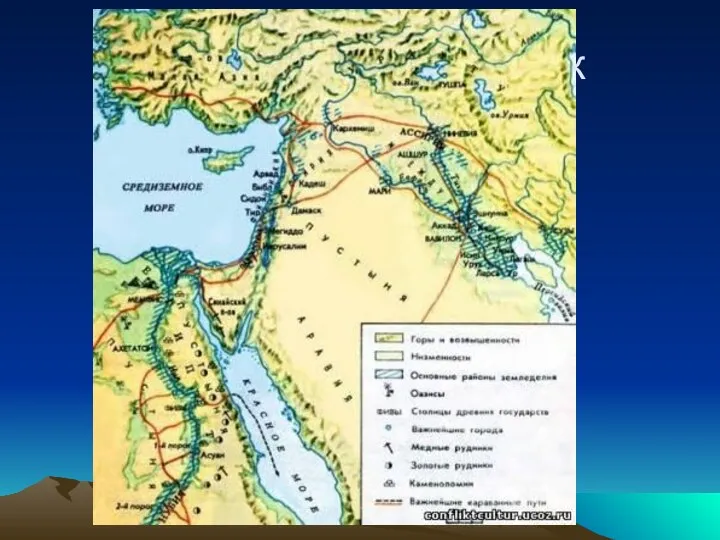 Карта Древний восток