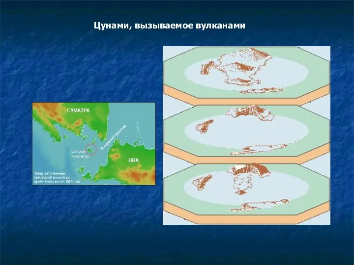 Цунами, вызываемое вулканами