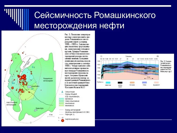 Сейсмичность Ромашкинского месторождения нефти