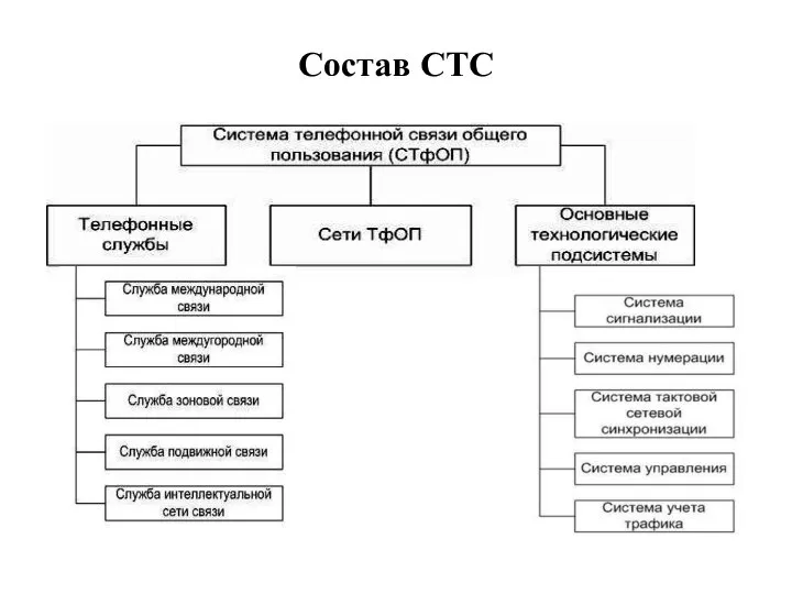 Состав СТС