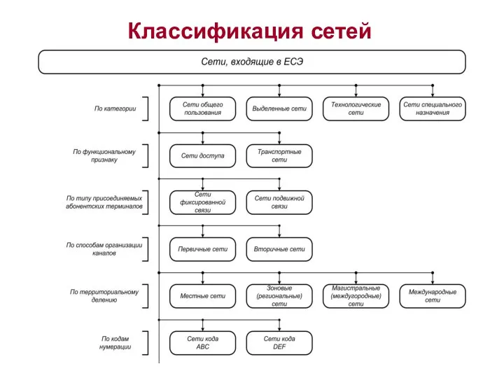 Классификация сетей