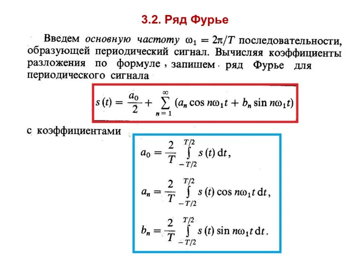 3.2. Ряд Фурье