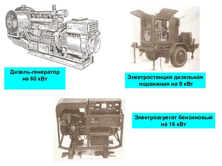 Дизель-генератор на 60 кВт Электростанция дизельная подвижная на 8 кВт Электроагрегат бензиновый на 16 кВт