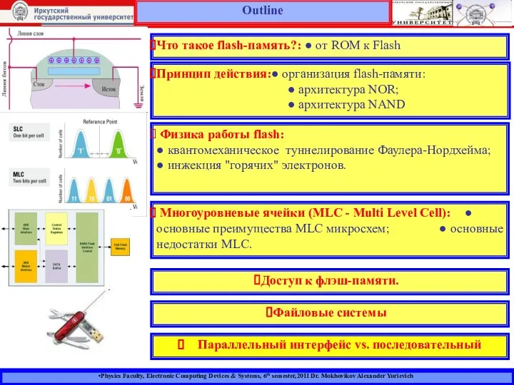 Physics Faculty, Electronic Computing Devices & Systems, 6th semester,2011 Dr. Mokhovikov