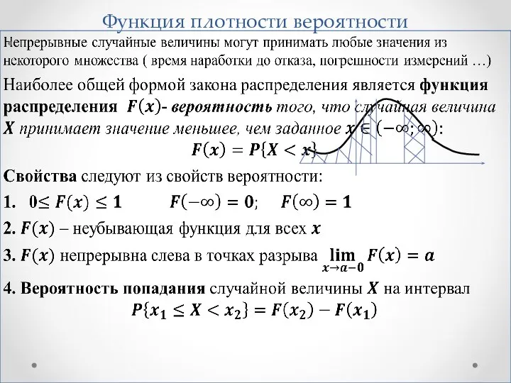 Функция плотности вероятности