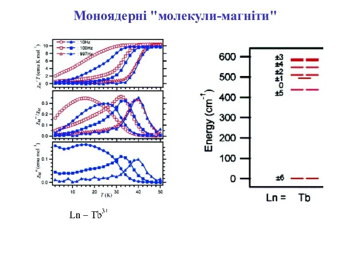 Моноядерні "молекули-магніти"