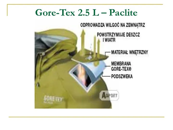 Gore-Tex 2.5 L – Paclite