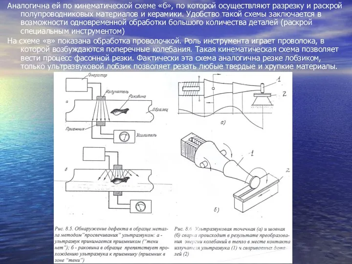 Аналогична ей по кинематической схеме «б», по которой осуществляют разрезку и