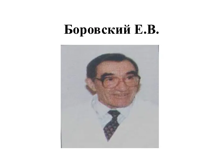 Боровский Е.В.