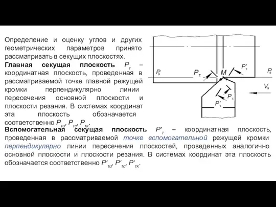 Определение и оценку углов и других геометрических параметров принято рассматривать в