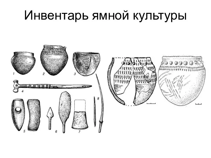 Инвентарь ямной культуры