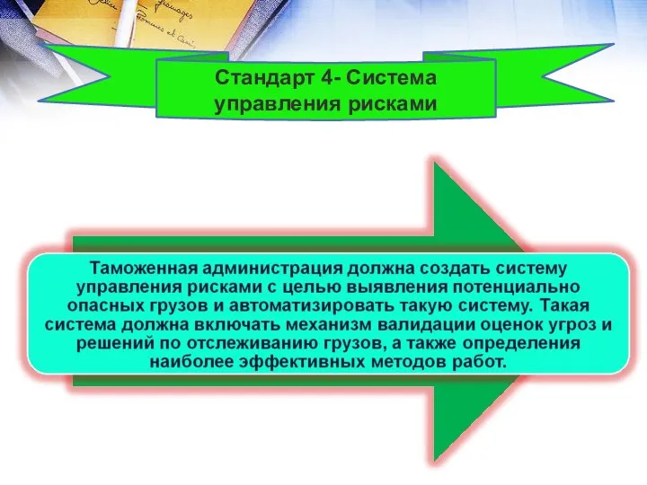 Стандарт 4- Система управления рисками