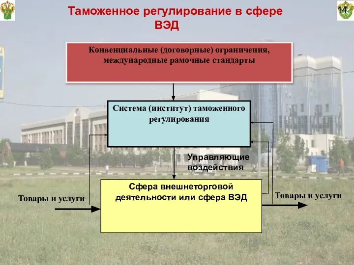 14 Таможенное регулирование в сфере ВЭД