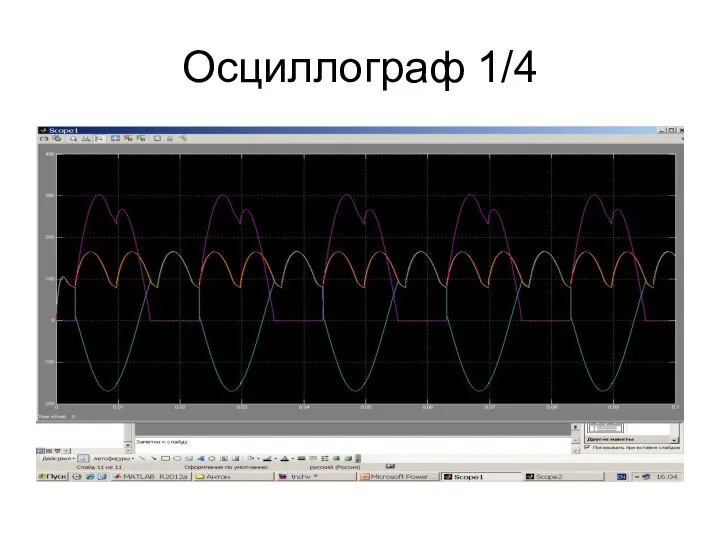 Осциллограф 1/4