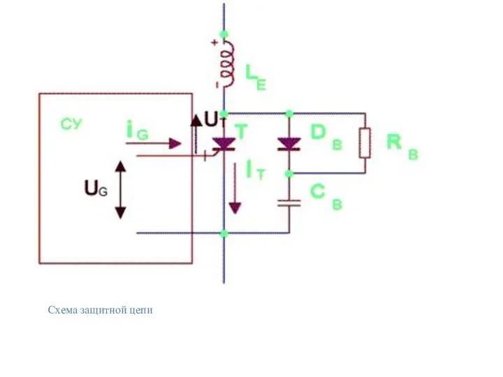 Схема защитной цепи