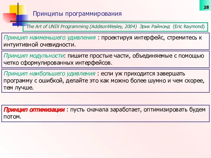 The Art of UNIX Programming (AddisonWesley, 2004) Эрик Раймонд (Eric Raymond)