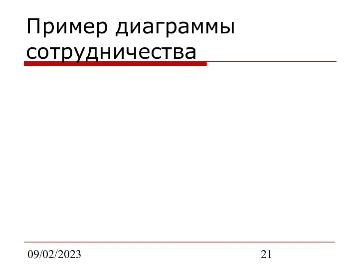 09/02/2023 Пример диаграммы сотрудничества