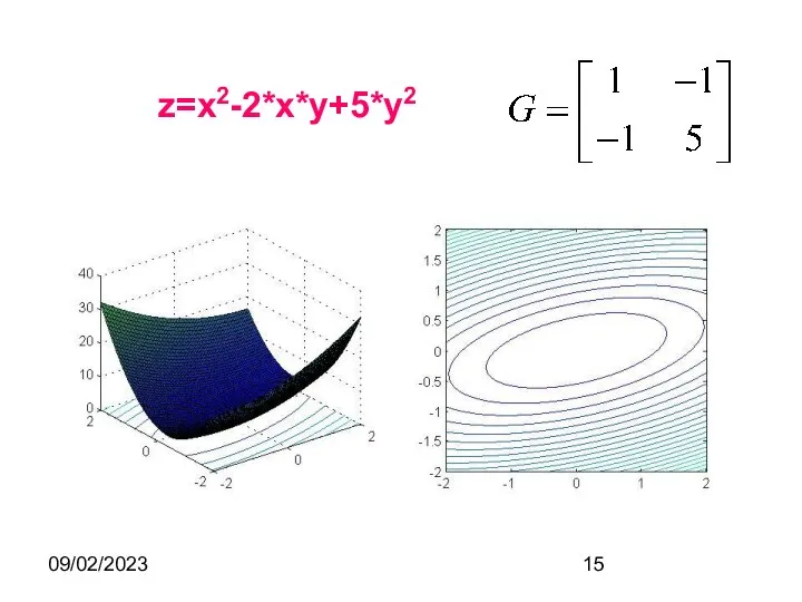 09/02/2023 z=x2-2*x*y+5*y2