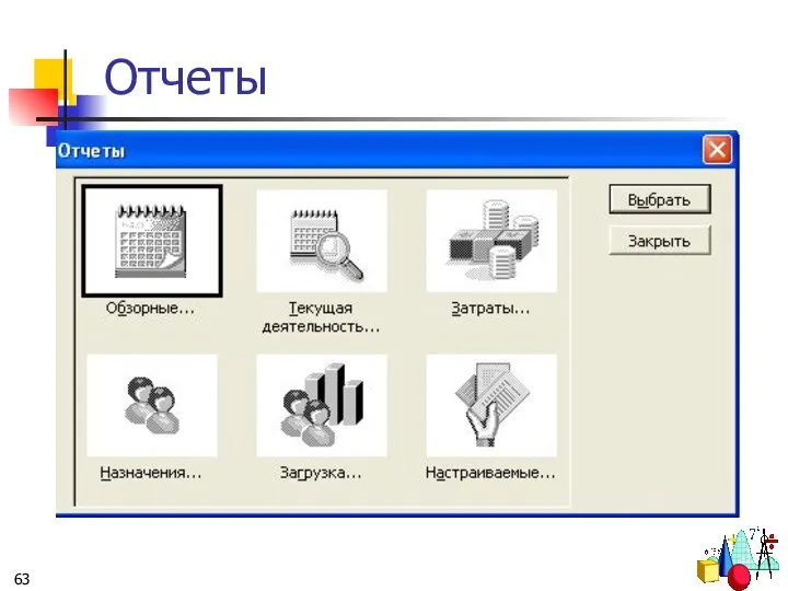 Отчеты