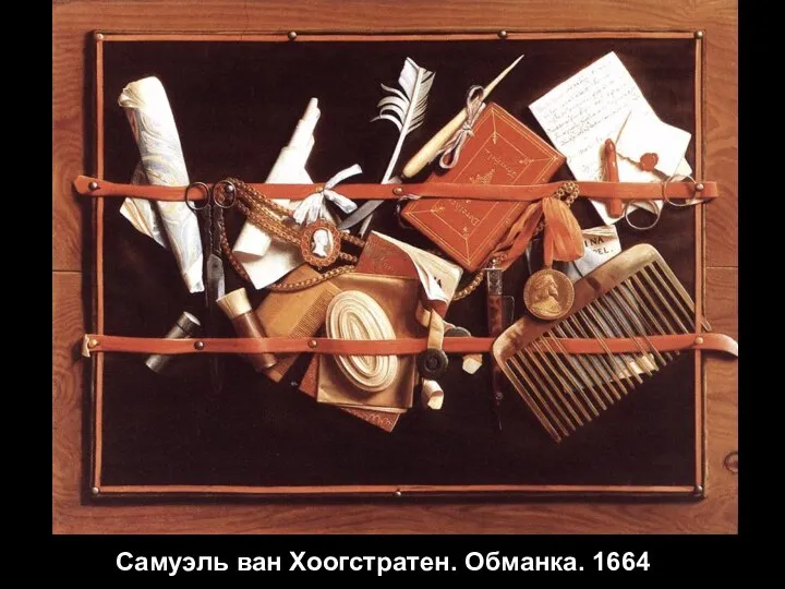 Самуэль ван Хоогстратен. Обманка. 1664