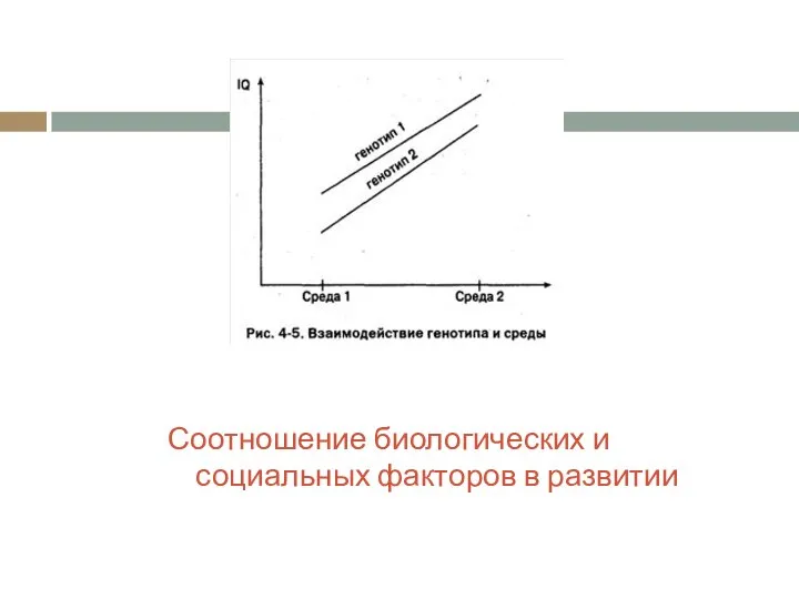 Соотношение биологических и социальных факторов в развитии