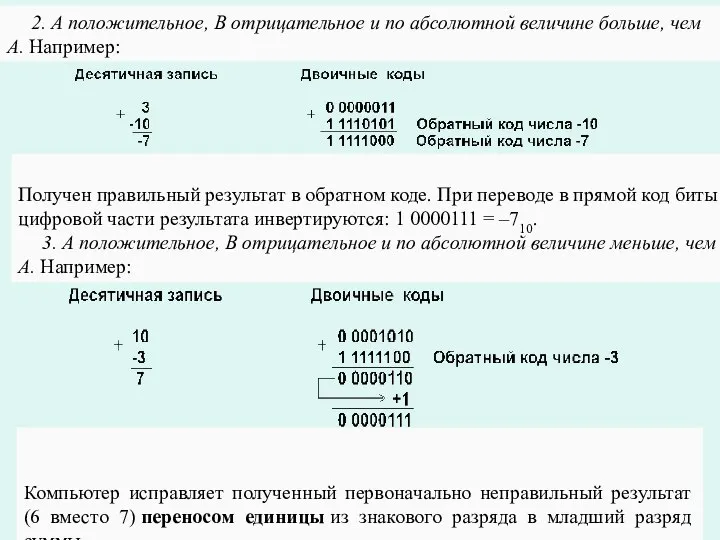 2. А положительное, B отрицательное и по абсолютной величине больше, чем