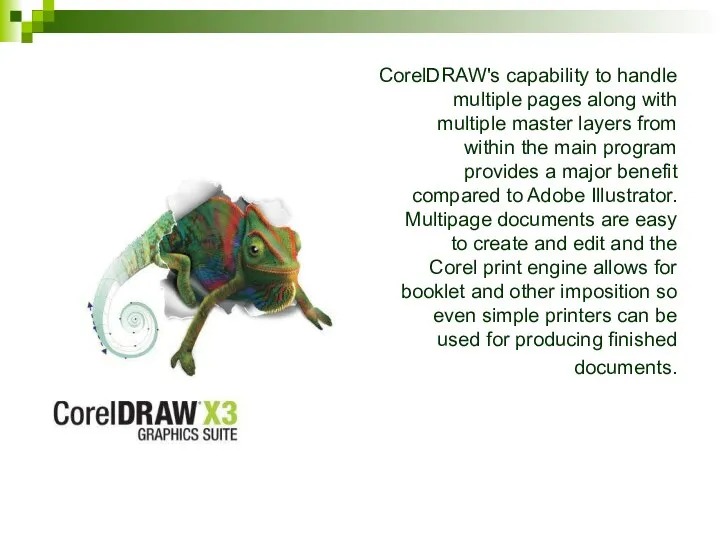 CorelDRAW's capability to handle multiple pages along with multiple master layers