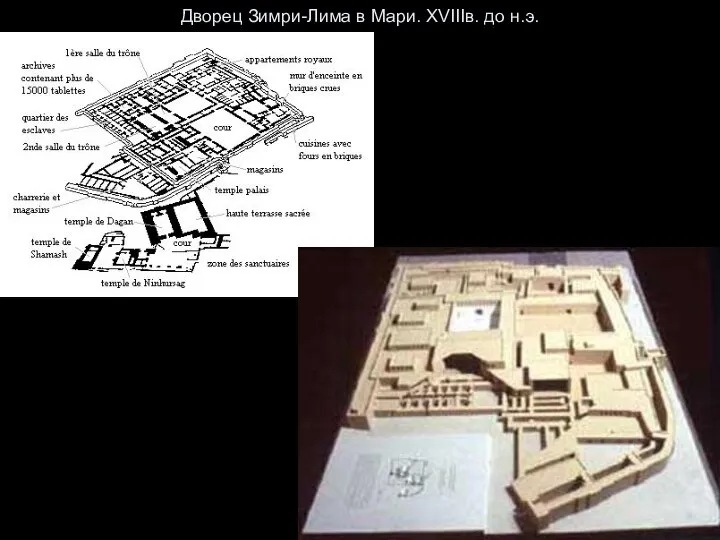 Дворец Зимри-Лима в Мари. XVIIIв. до н.э.