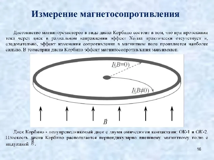 Измерение магнетосопротивления