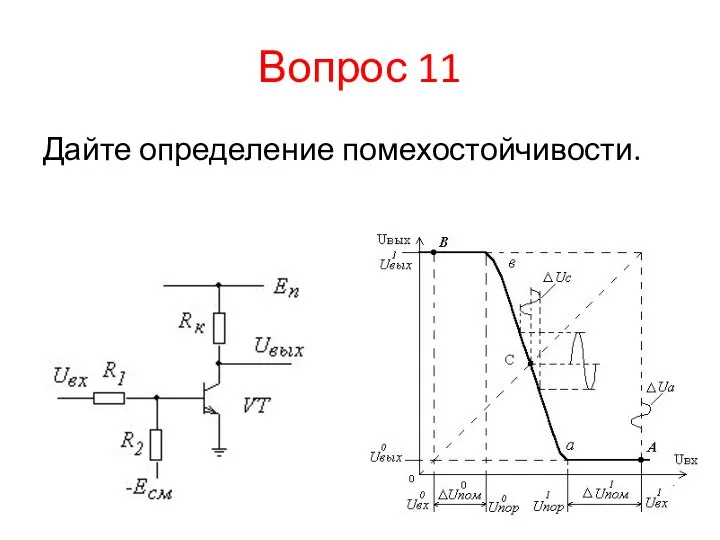 Вопрос 11 Дайте определение помехостойчивости.