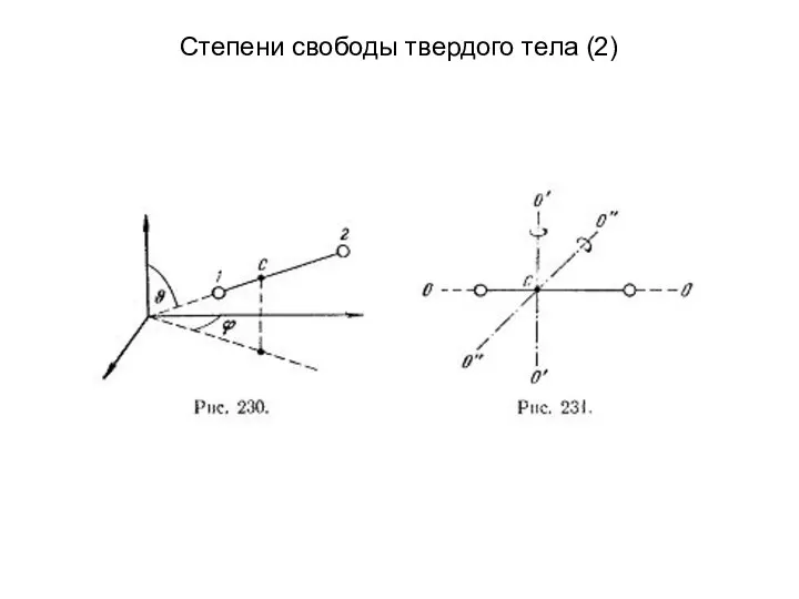 Степени свободы твердого тела (2)