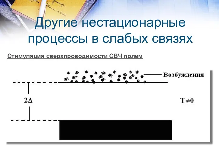 Другие нестационарные процессы в слабых связях Стимуляция сверхпроводимости СВЧ полем