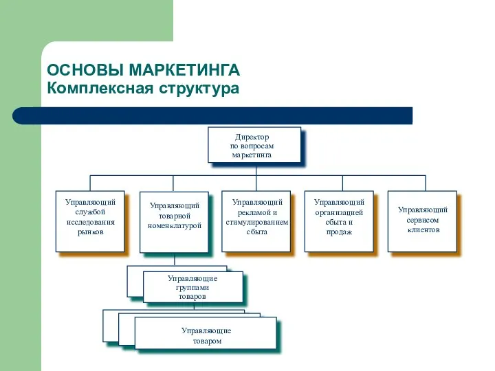 ОСНОВЫ МАРКЕТИНГА Комплексная структура