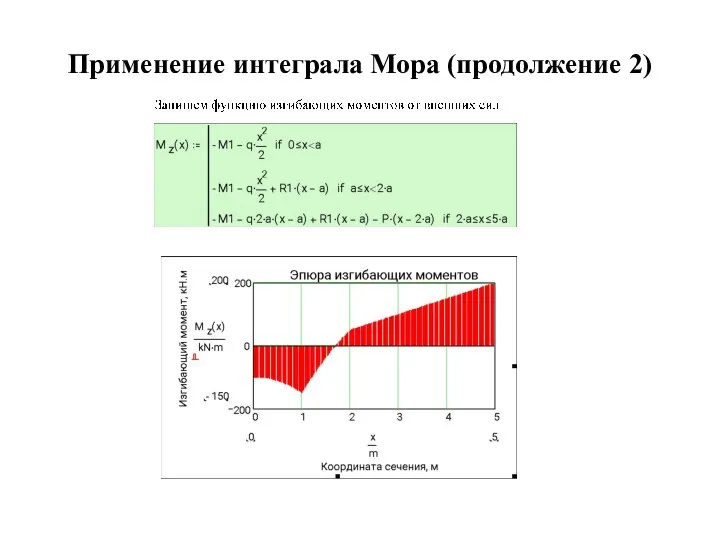 Применение интеграла Мора (продолжение 2)