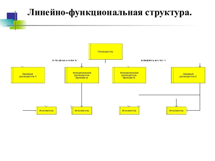 Линейно-функциональная структура.