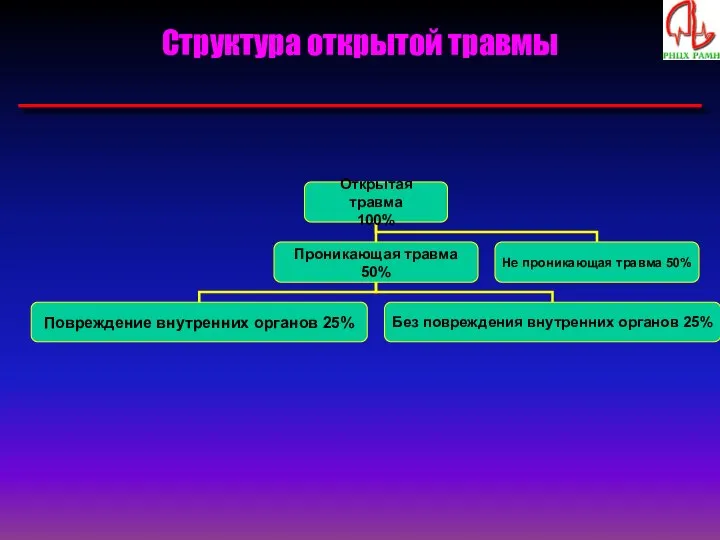 Структура открытой травмы