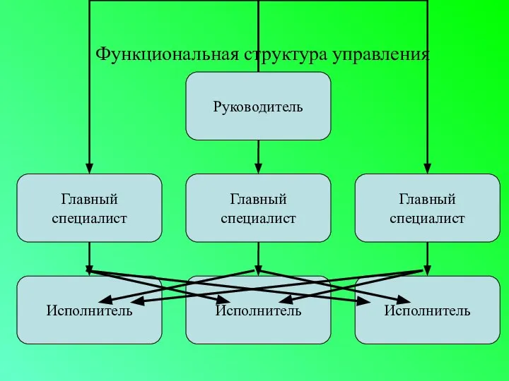 Функциональная структура управления