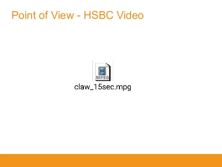 Point of View - HSBC Video