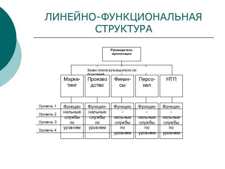 ЛИНЕЙНО-ФУНКЦИОНАЛЬНАЯ СТРУКТУРА