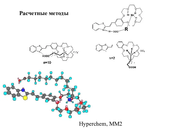 Расчетные методы Hyperchem, MM2
