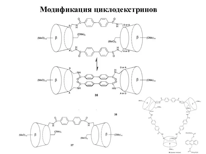 Модификация циклодекстринов