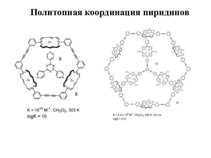 Политопная координация пиридинов