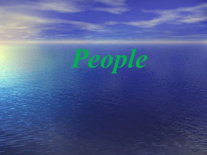 People