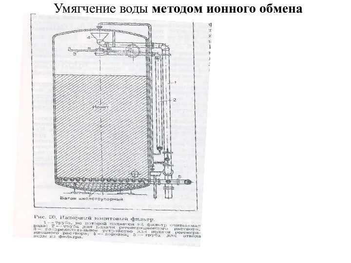 Умягчение воды методом ионного обмена