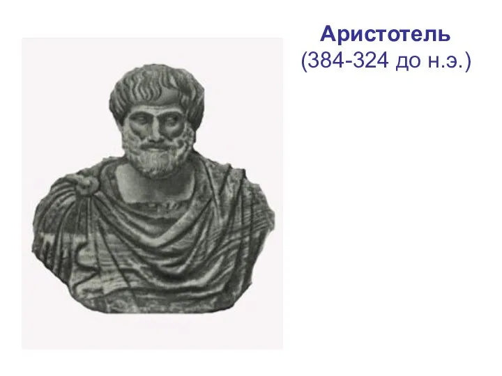 Аристотель (384-324 до н.э.)