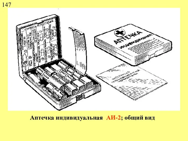 Аптечка индивидуальная АИ-2; общий вид 147
