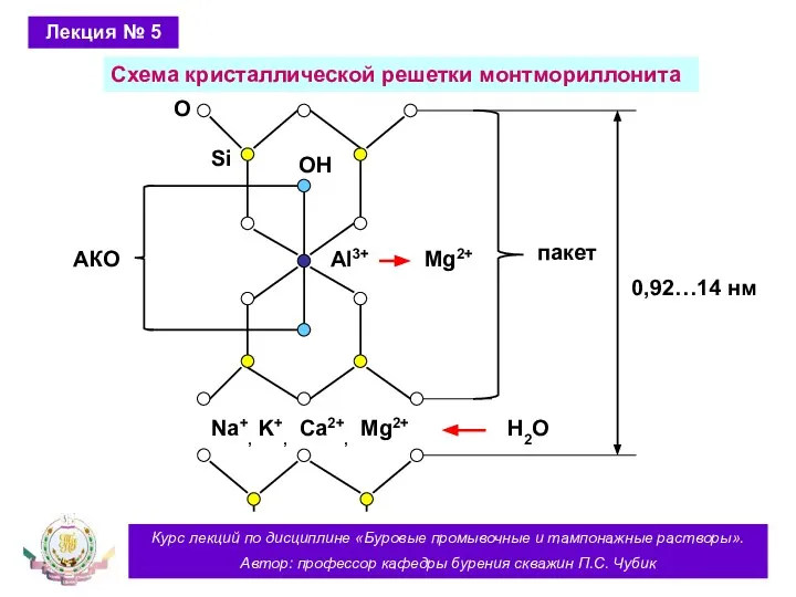 Курс лекций по дисциплине «Буровые промывочные и тампонажные растворы». Автор: профессор