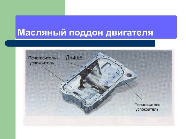 Масляный поддон двигателя